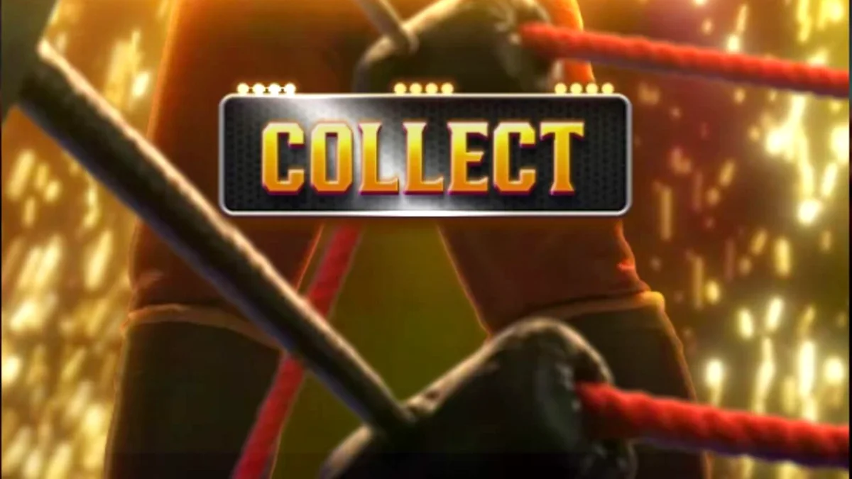 Lutadores de luta livre em um ringue iluminado no slot Reel Royale Showdown